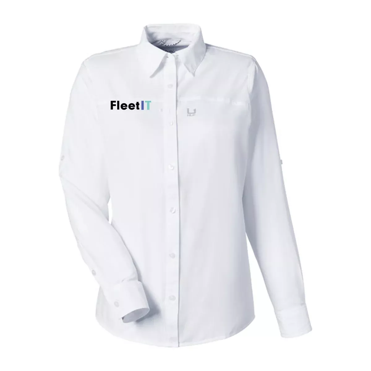 HUK Ladies' Tide Point Long Sleeve Shirt, Screen Print