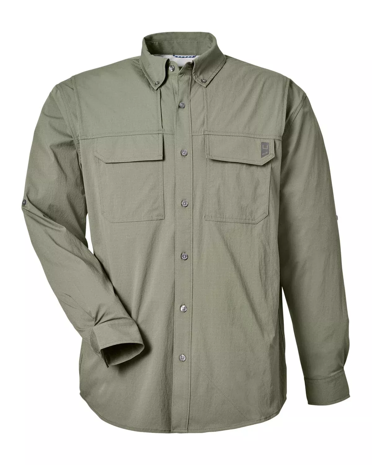 HUK Men's Creekbed Long Sleeve Shirt