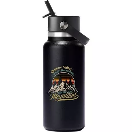 Hydro Flask 1601-81 Hydro Flask Wide Mouth w/ Flex Straw Cap 32oz