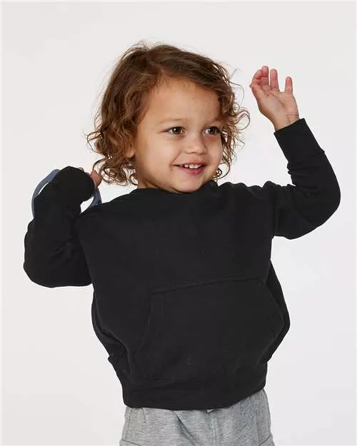Independent Trading Co. PRM10TSB Toddler Special Blend Hooded Raglan Sweatshirt With Custom Screenprint