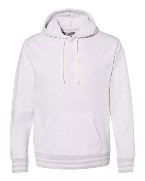 J. America 8649J Relay Hooded Sweatshirt With Custom Screenprint