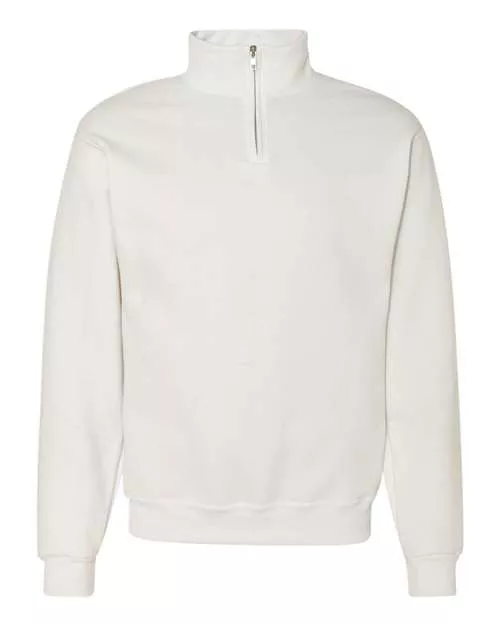 Jerzees 995MR Unisex Nublend Cadet Collar Quarter-Zip Sweatshirt