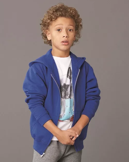 Jerzees – NuBlend Youth Full-Zip Hooded Sweatshirt