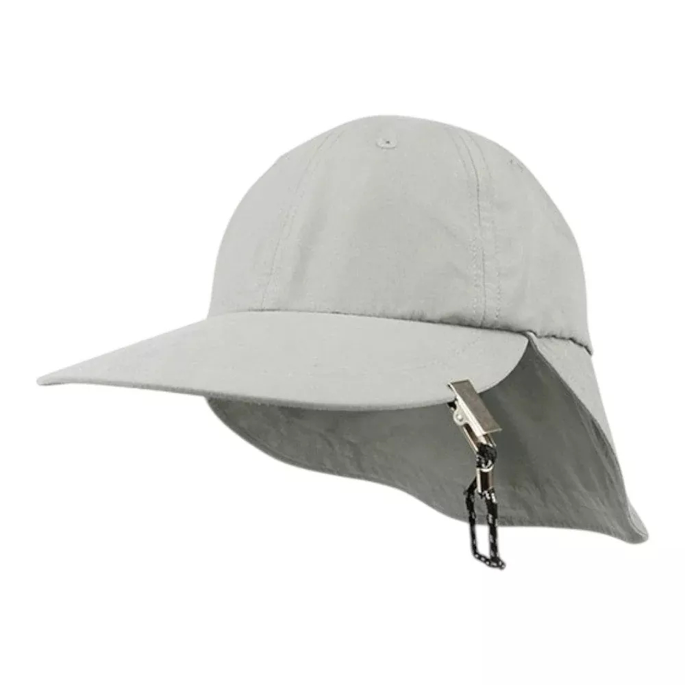 Juniper J6933 Microfiber Flap Cap with String Clip