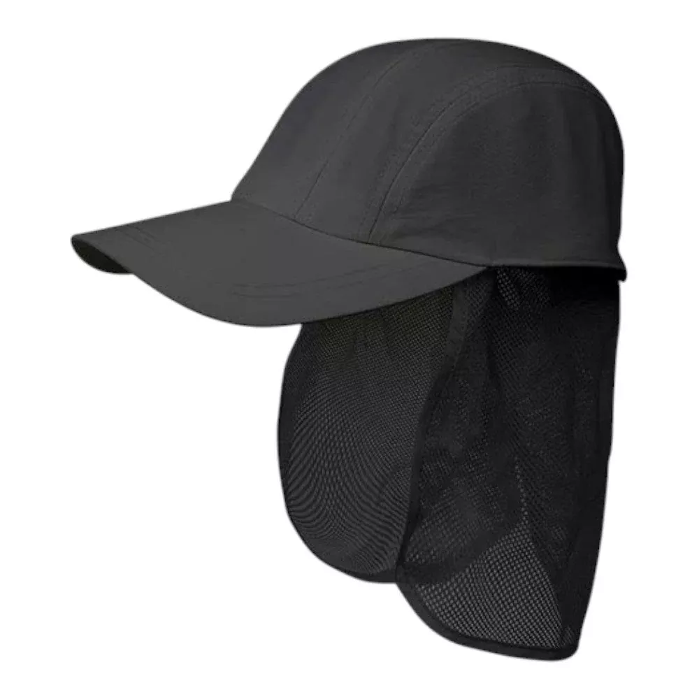 Juniper J7216 Taslon UV 5 Panel Cap with Mesh Tuck Away Flap