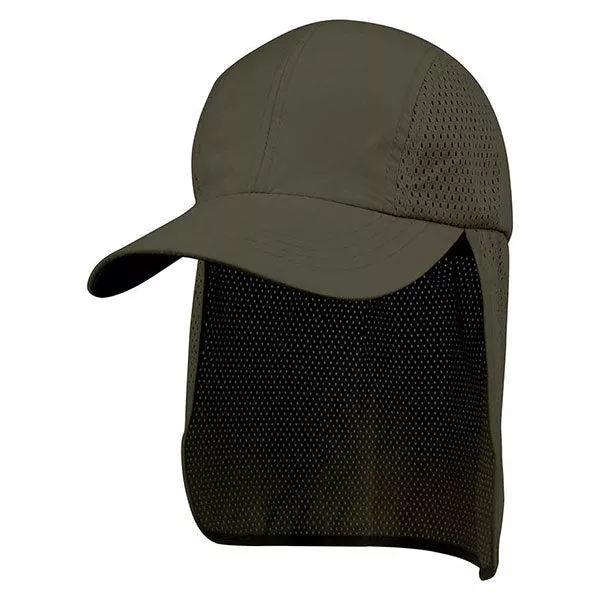 Juniper J7692 Microfiber Cap with Mesh Flap