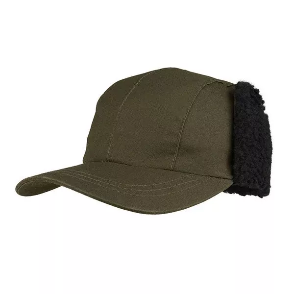Juniper J9706 Waxed Cotton Canvas Cap with Ear Flap
