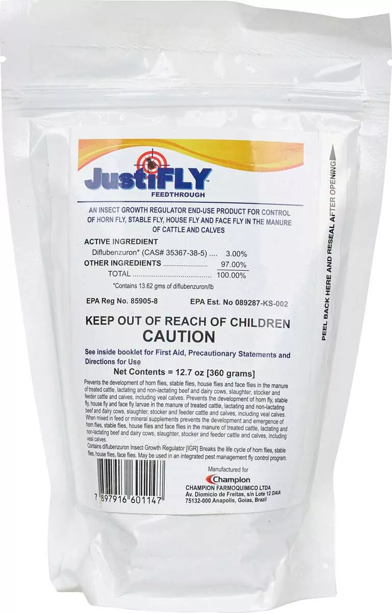 JUSTIFLY FEED THROUGH 360GM