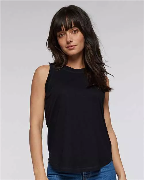 LAT 3592 Women's Relaxed Fine Jersey Tank