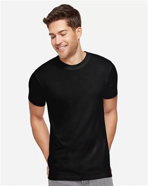 LAT 6904 Bamboo Tee With Custom ScreenPrint