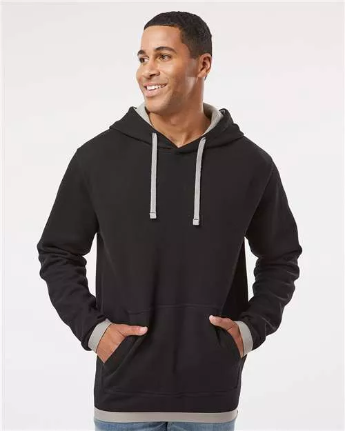 LAT 6996 The Statement Fleece Hoodie With Custom Screenprint