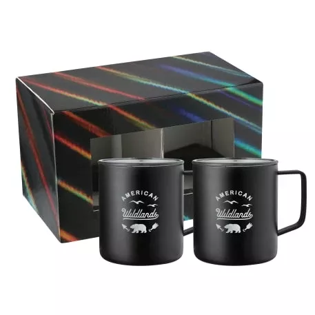 Leeds 1628-61 Rover Camp Mug 14oz Powder coated 2 in 1 Gift Set
