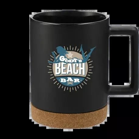 Leeds 1628-96 Bates 15oz Ceramic Mug w/ Cork Base