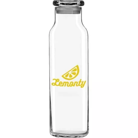 Libbey Glass 1605-15 Glass Water Bottle w/ Lid 24 oz.