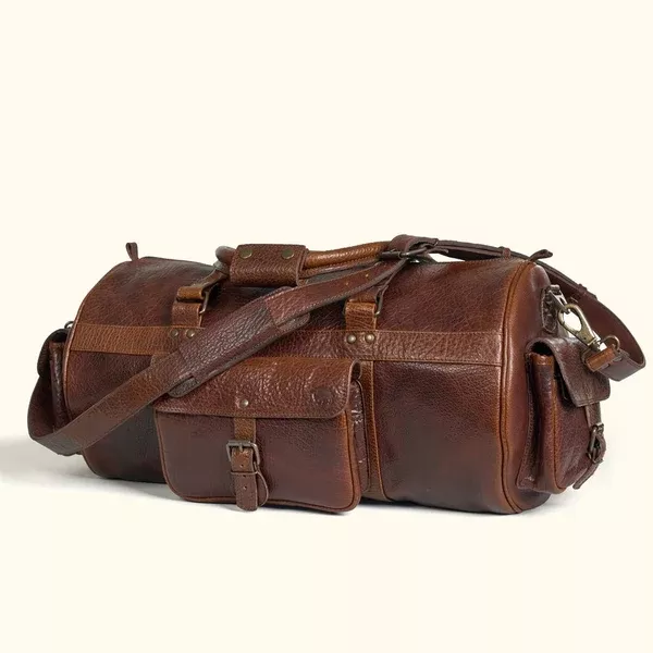 Limited Edition Roosevelt Buffalo Leather Duffle Bag