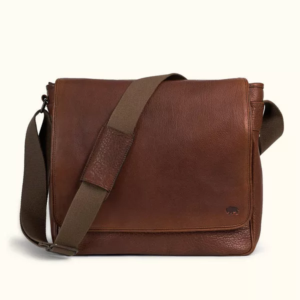 Limited Edition Roosevelt Buffalo Leather Messenger Bag