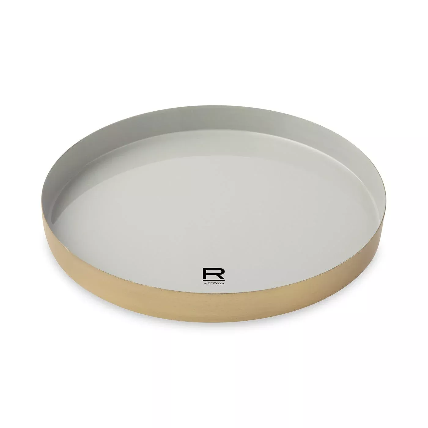 Luxe Round Enamel Tray