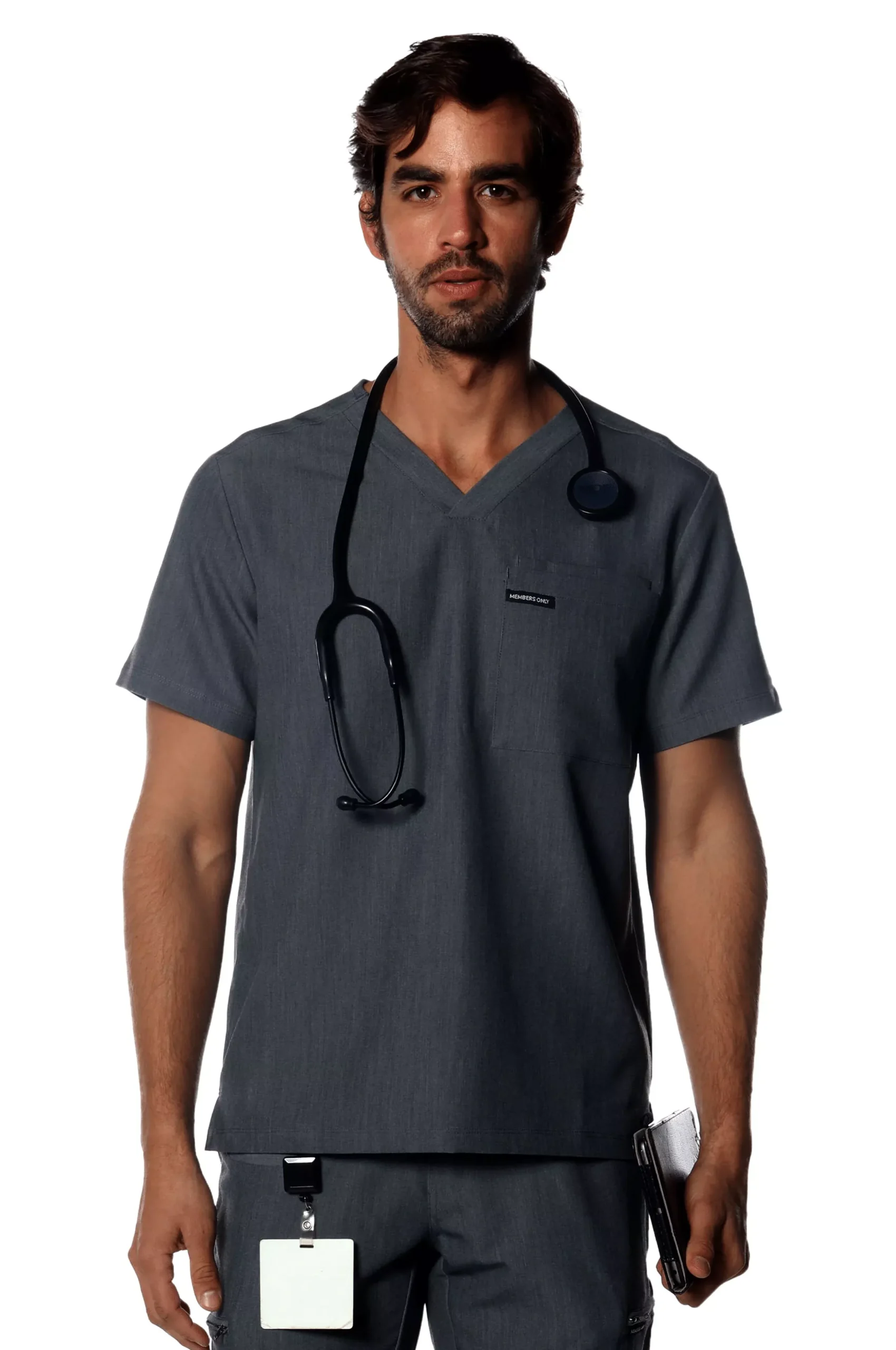 Members Only - Men's Brighton 3-Pocket Scrub Top