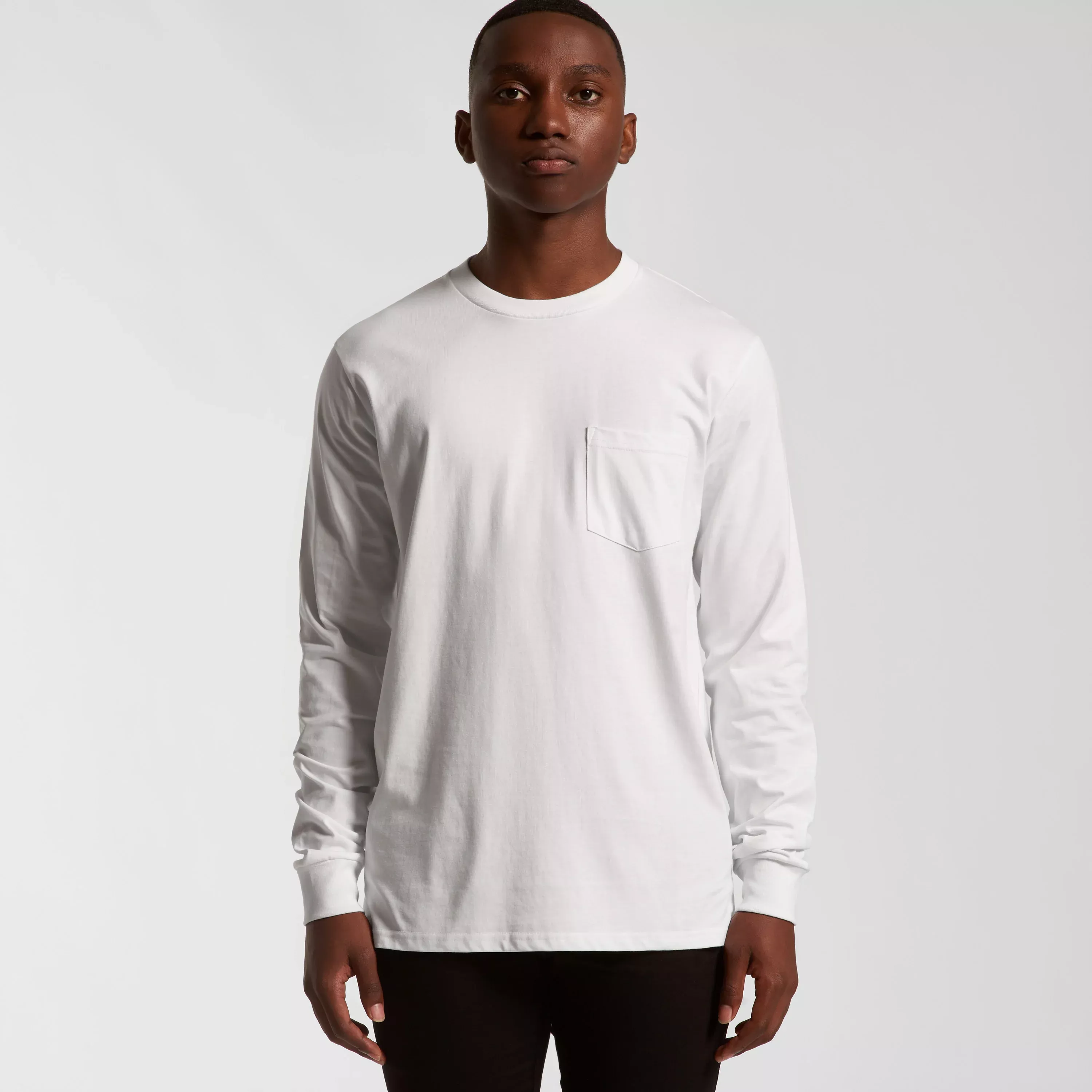 MENS CLASSIC POCKET L/S TEE- 5072