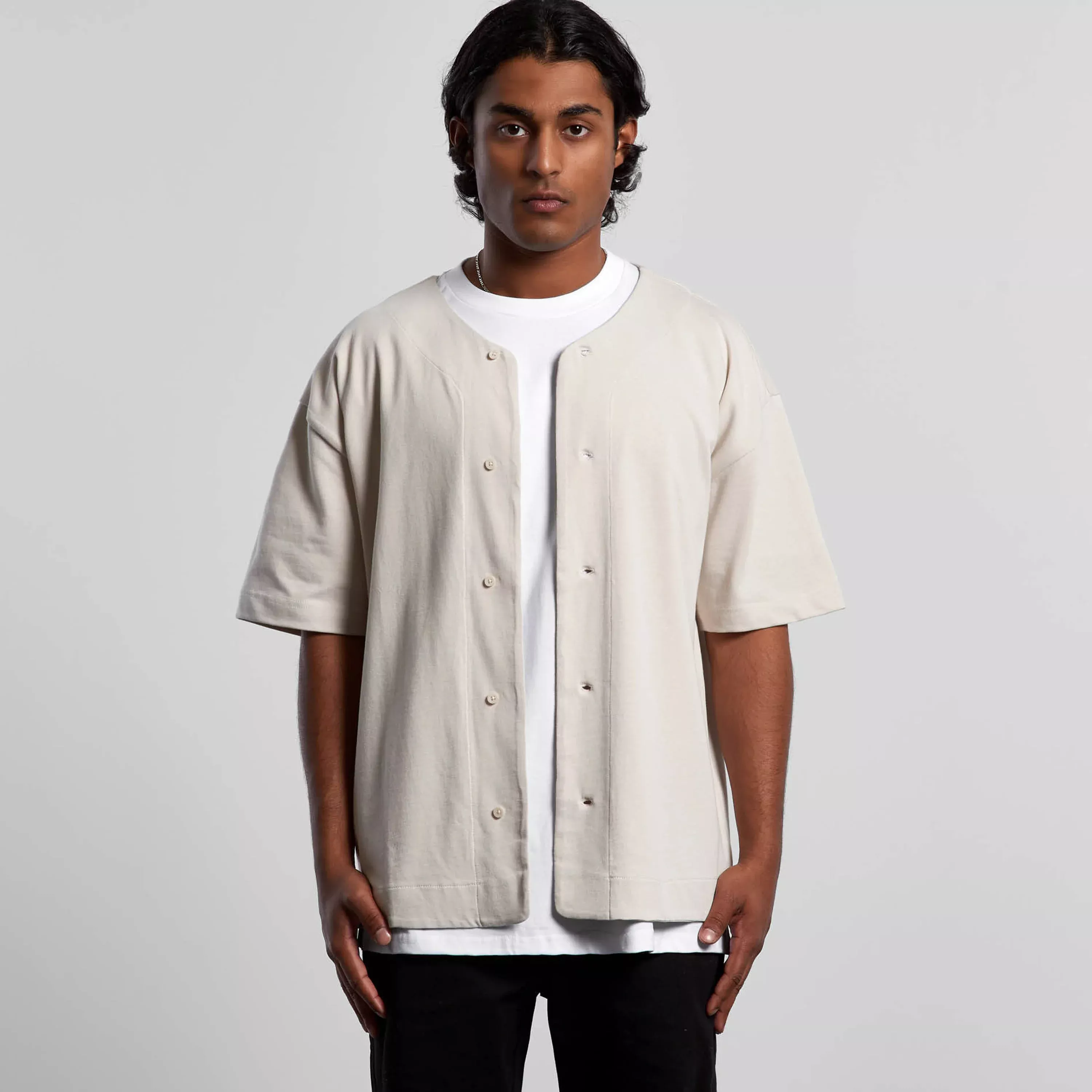 MENS HEAVY BASEBALL JERSEY - 5423