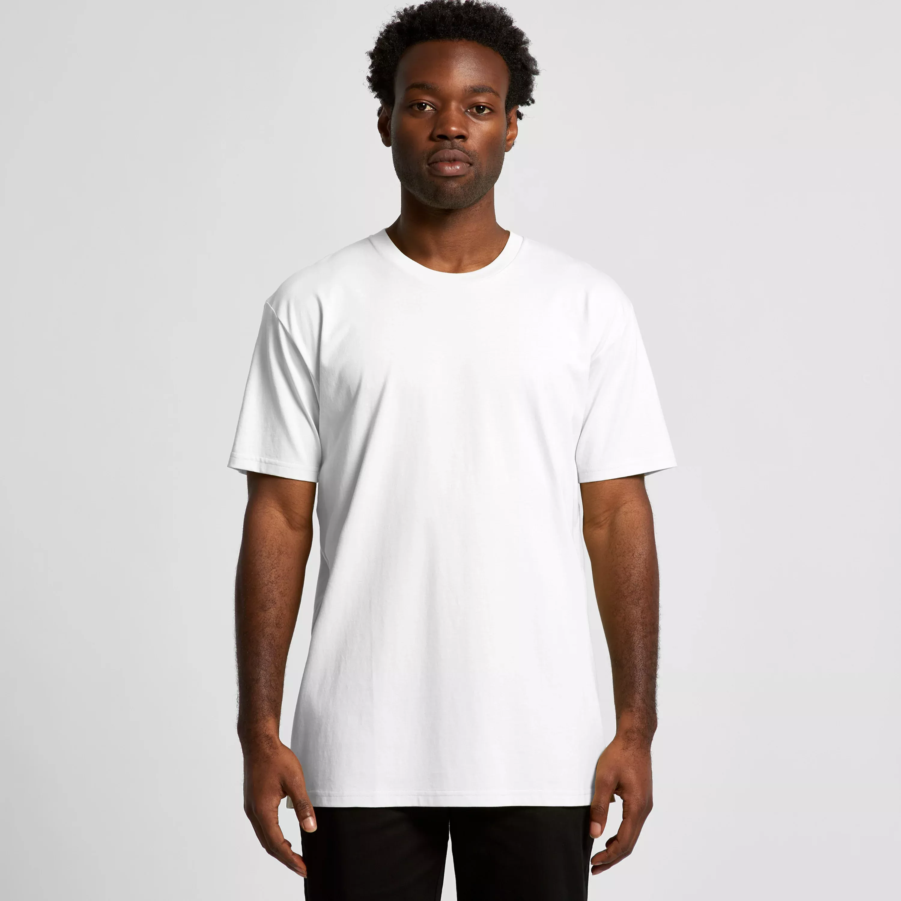 MENS STAPLE TEAR OUT TEE - 5001T