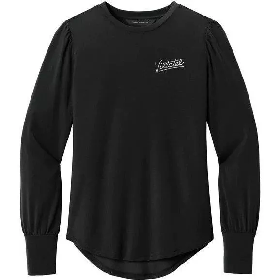 Mercer+Mettle - Women's Stretch Jersey Long Sleeve Blouson Top