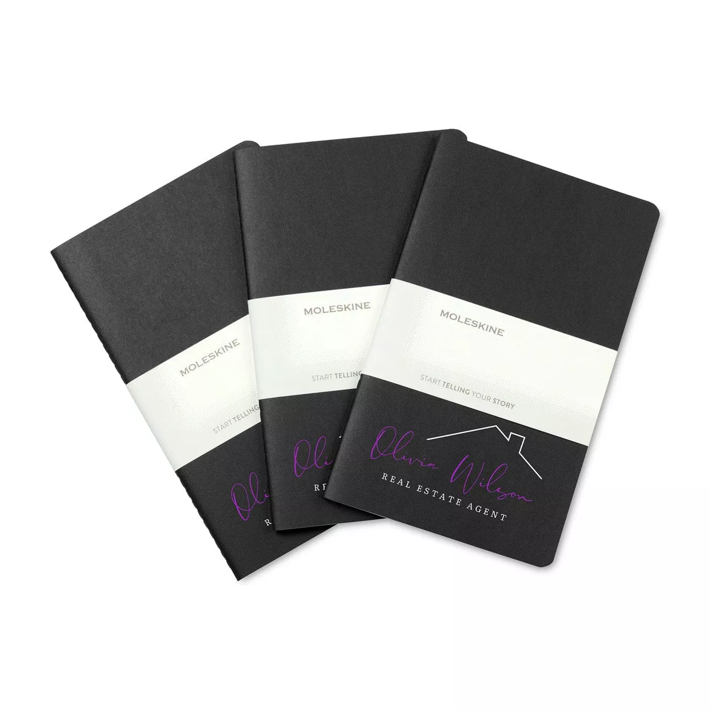 Moleskine - Cahier Ruled Large Notebook 3-Pack