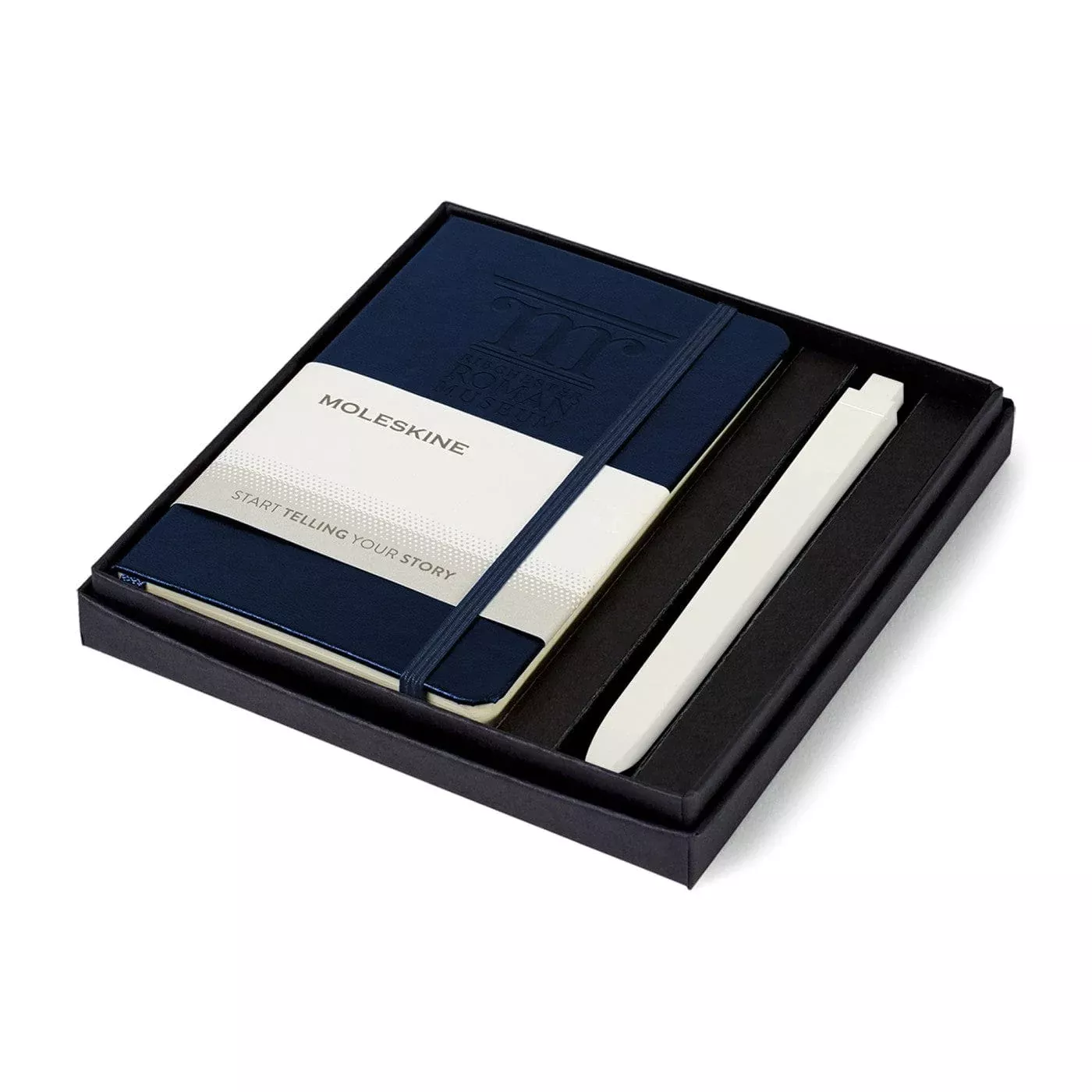 Moleskine - Hard Cover Pocket Notebook and GO Pen Gift Set