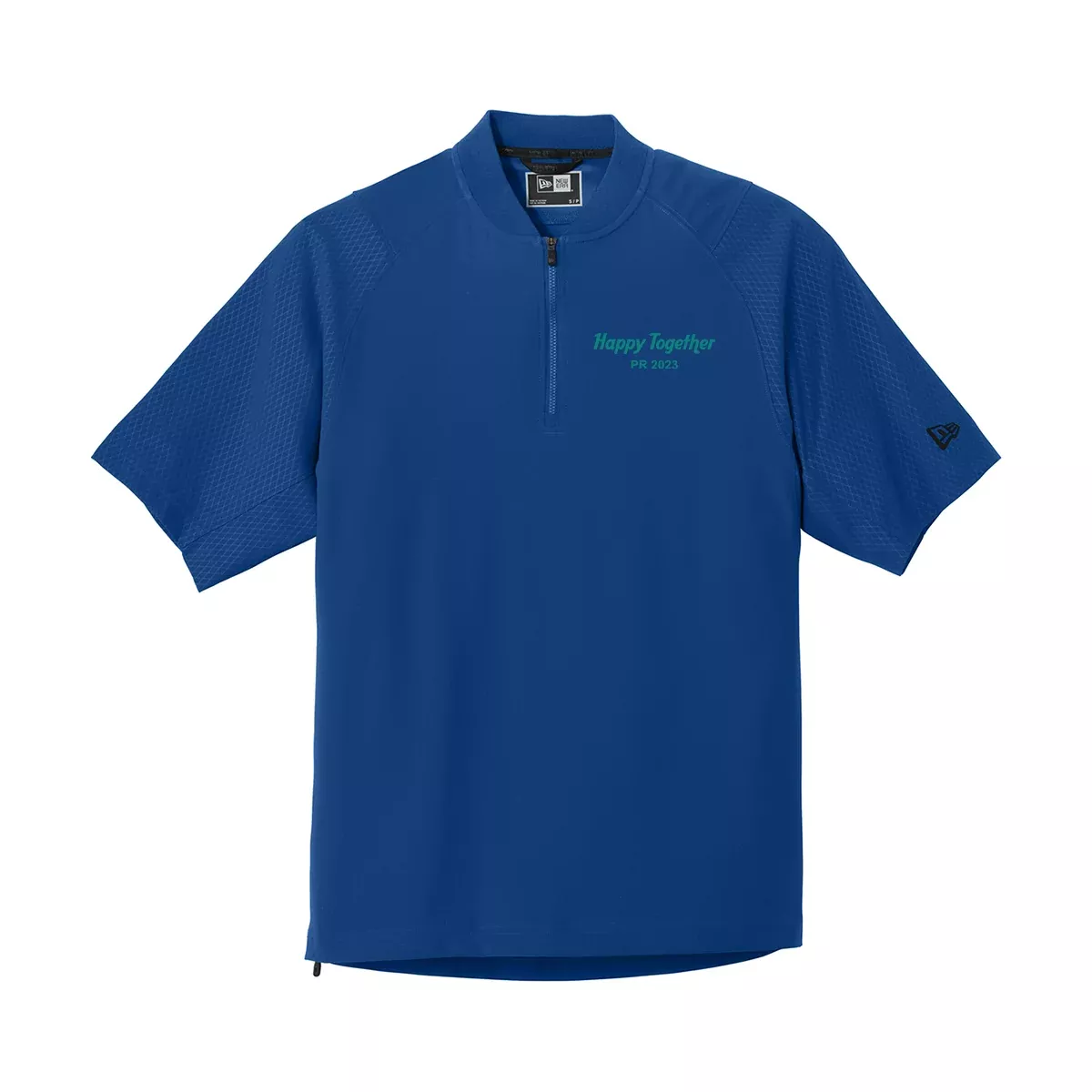 New Era Cage Short Sleeve 1/4-Zip Jacket, Printed