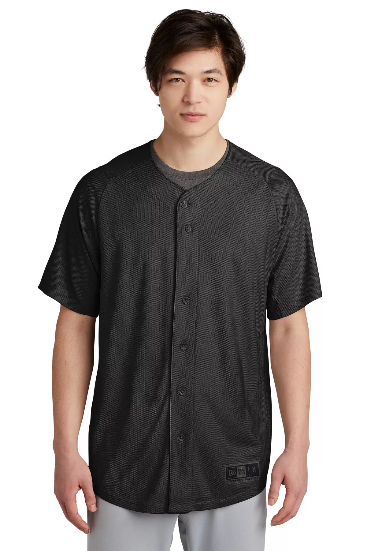 New Era NEA220 Diamond Era Full-Button Jersey With Custom Embroidery