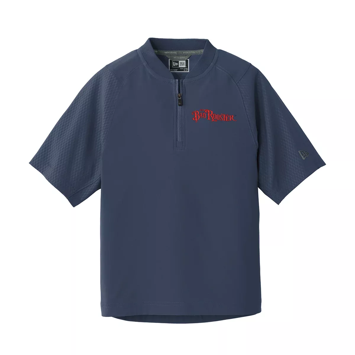 New Era Youth Cage Short Sleeve 1/4-Zip Jacket