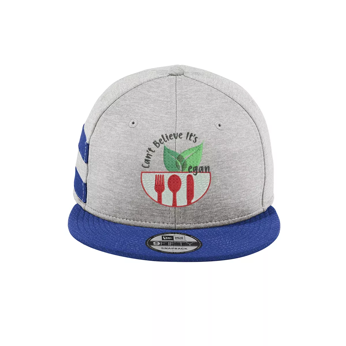 New EraShadow Heather Striped Flat Bill Snapback Cap