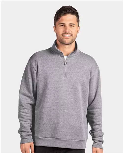 Next Level 9643 Unisex Fleece Quarter-Zip Pullover