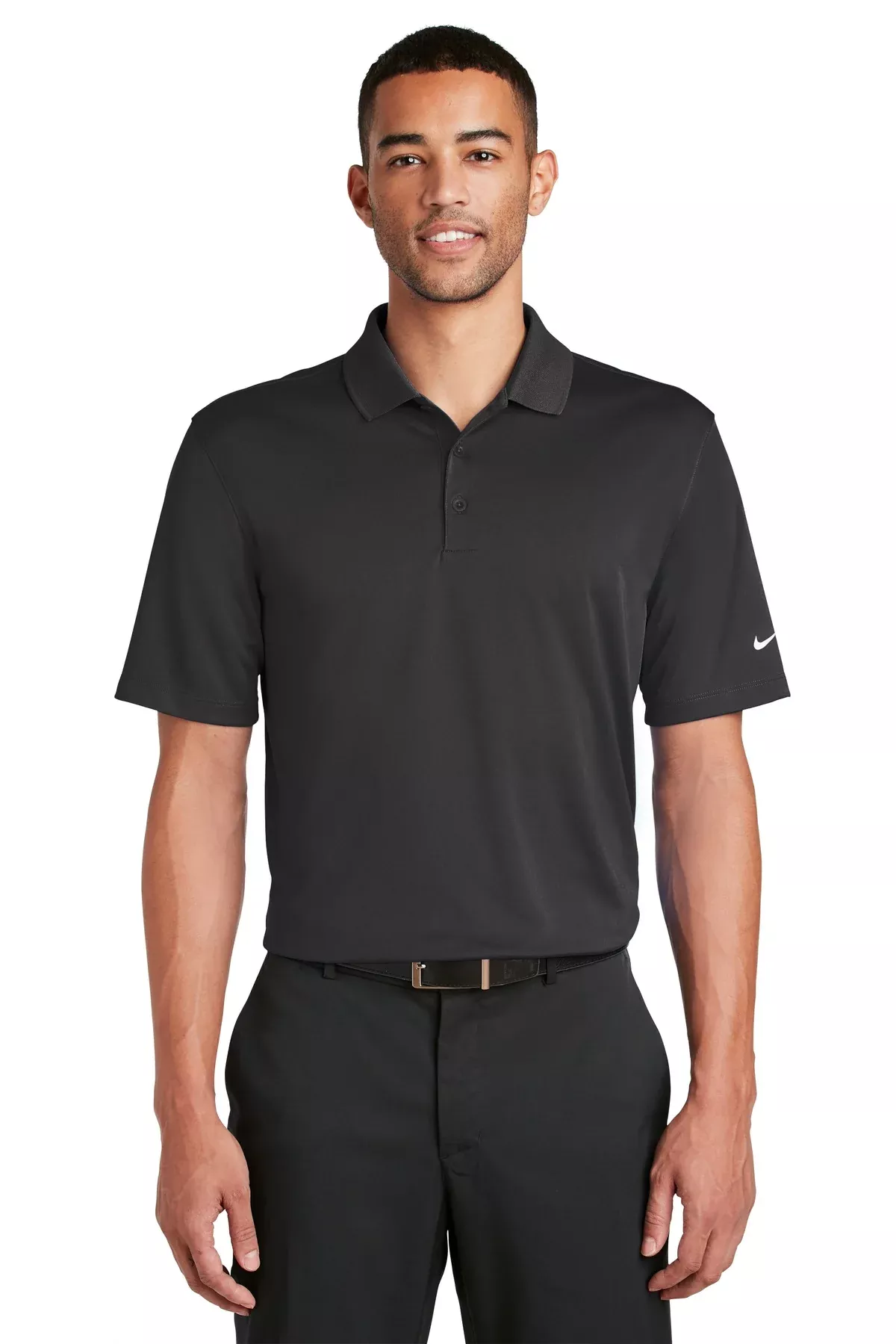 Nike 838956 Dri-FIT Classic Fit Players Polo with Flat Knit Collar With Custom Embroidery