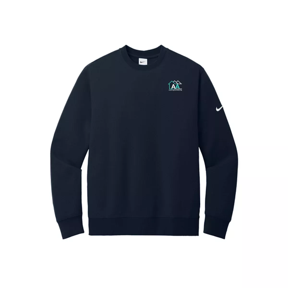 Nike Club Fleece Sleeve Swoosh Crew, Full Color