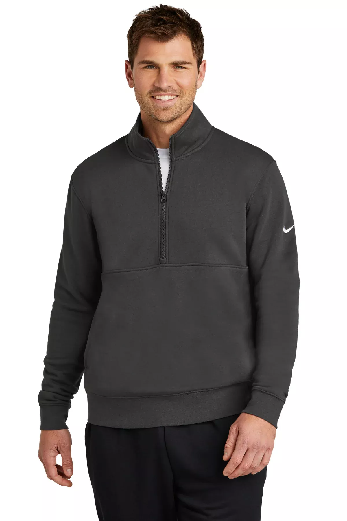 Nike NKDX6718 | 1/2-Zip Fleece | Club Sleeve Swoosh