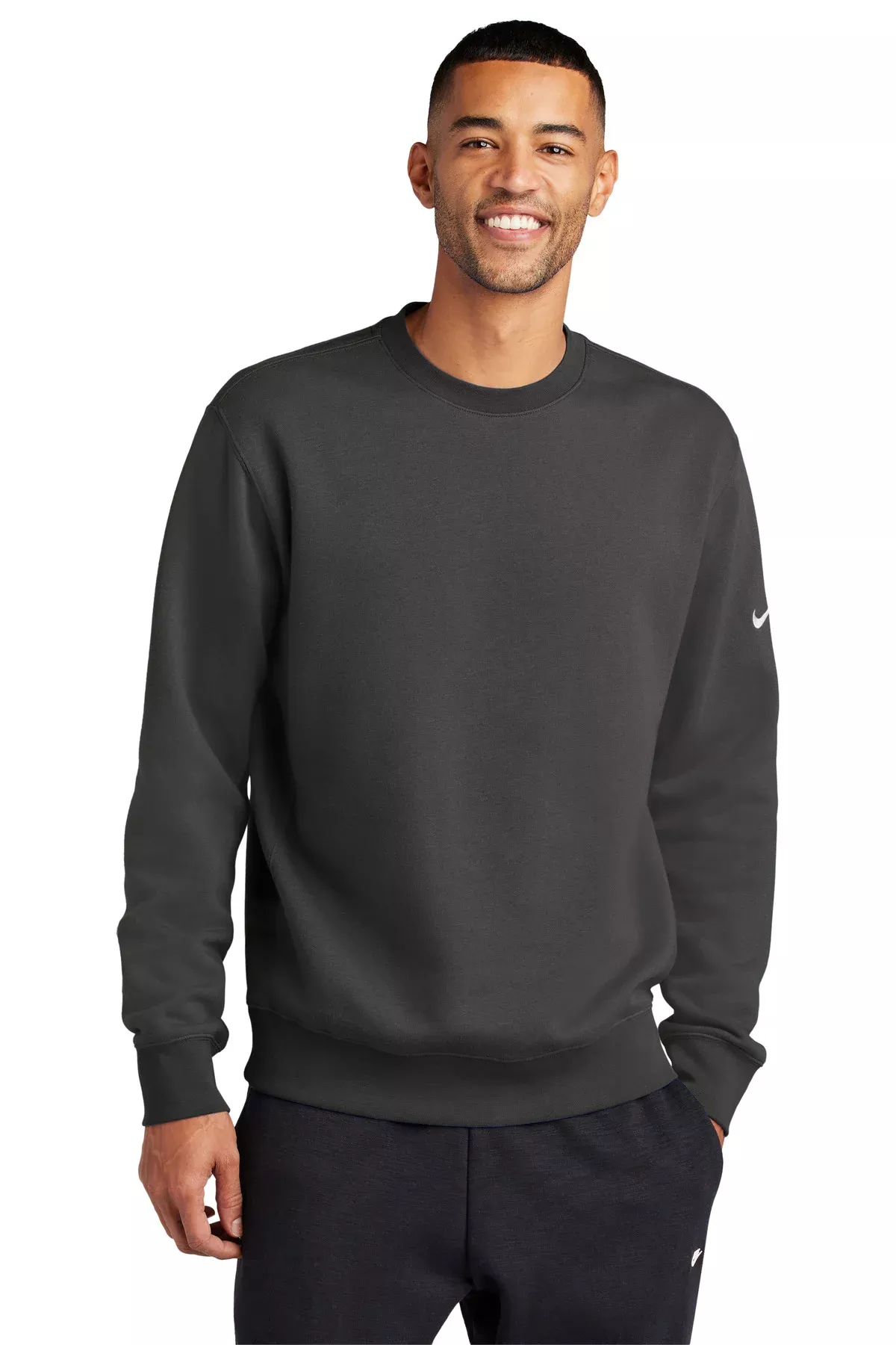 Nike NKFD9863 | Crew | Club Fleece Sleeve Swoosh