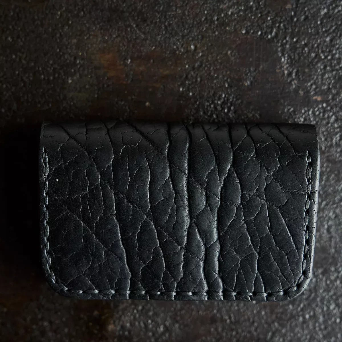 No.14 Heritage Silver Clip Wallet | Black Bison