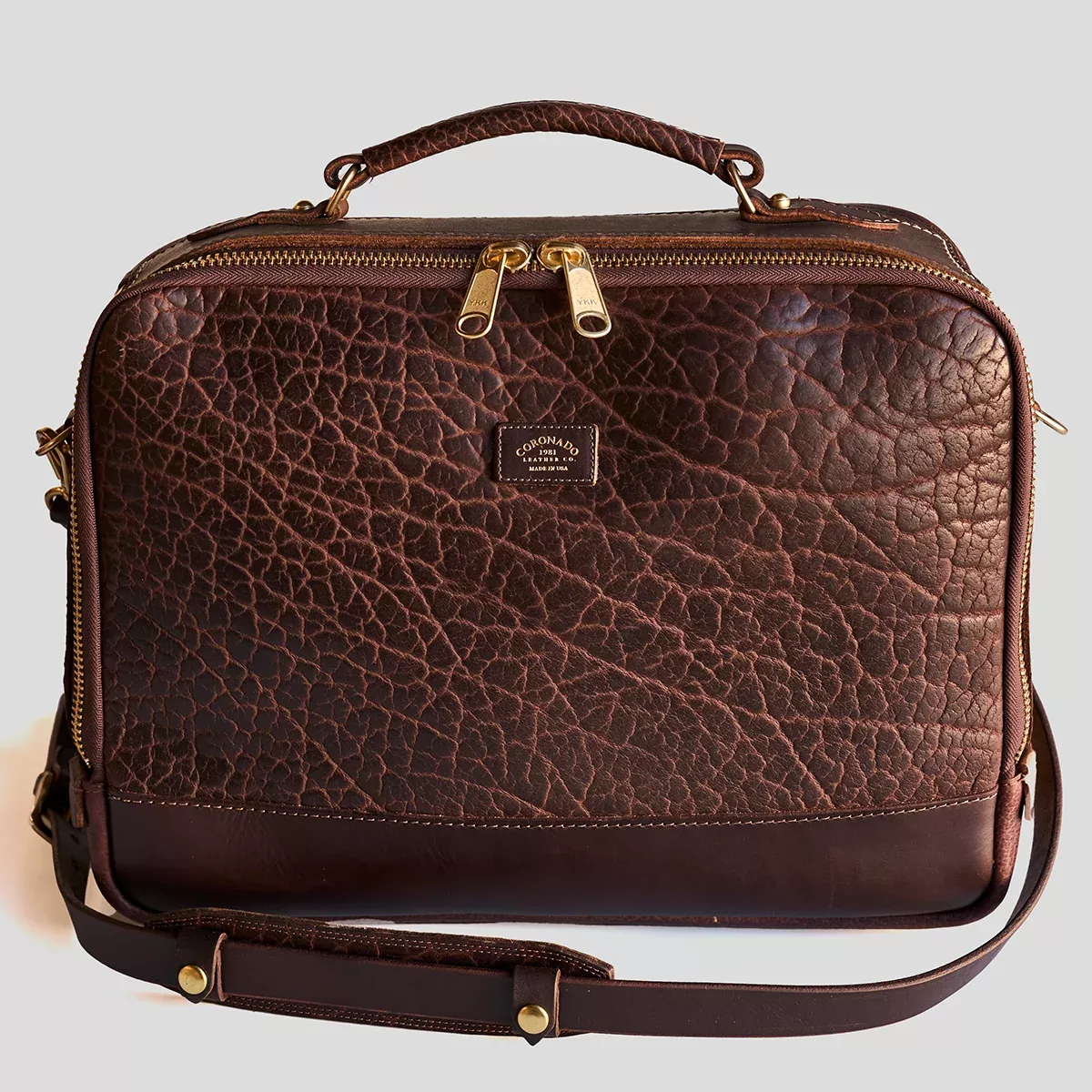 No.540 Attaché Case | LE Bison Brown