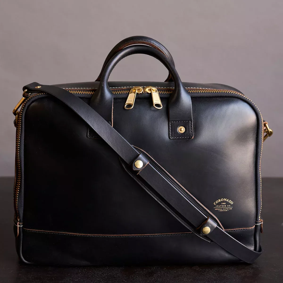 No.545 SD Briefcase | Chromexcel Black