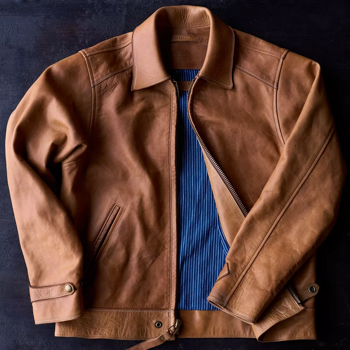 No.69 Union Jacket | Stone-Washed Horween DHF Horsehide