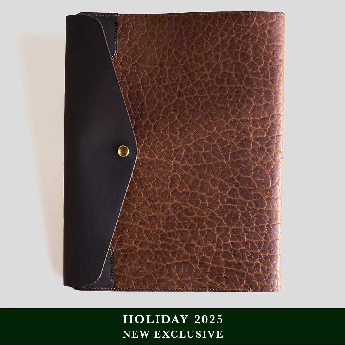 No.814 A4 Portfolio | Shrunken Bison Walnut