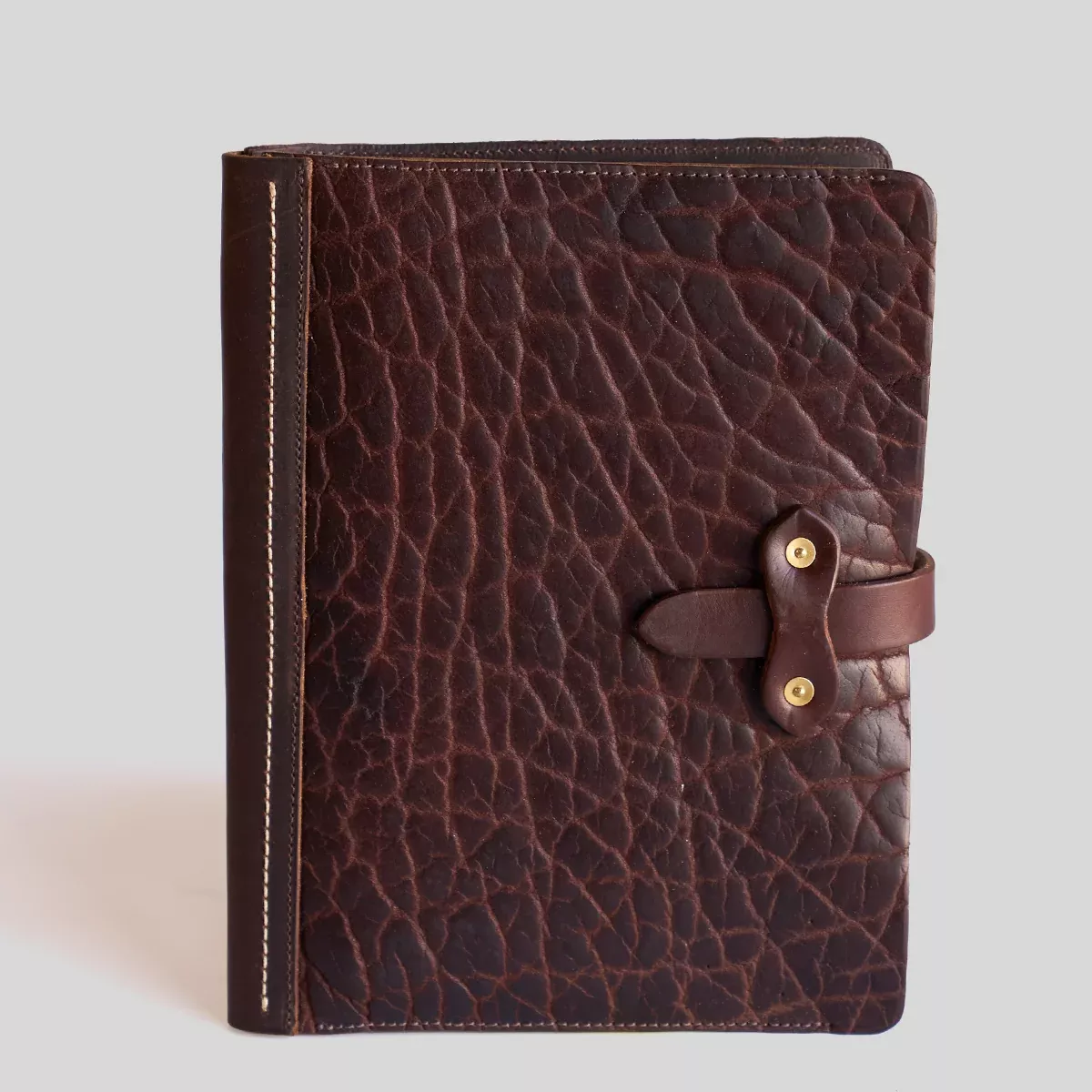 No.820 Portfolio A5 | Shrunken Bison Brown