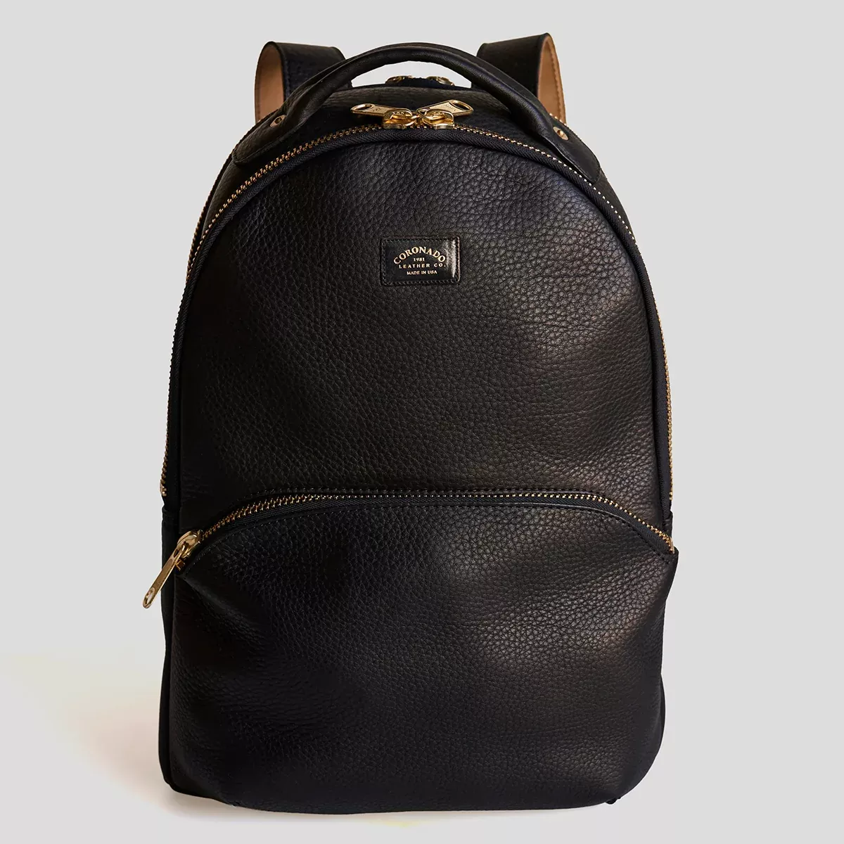 No.950 Clark II Backpack | Olive-Tanned Black Bullhide