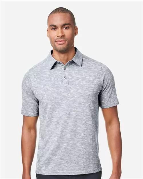 North End NE115 Eclipse Jacquard Polo With Custom Embroidery