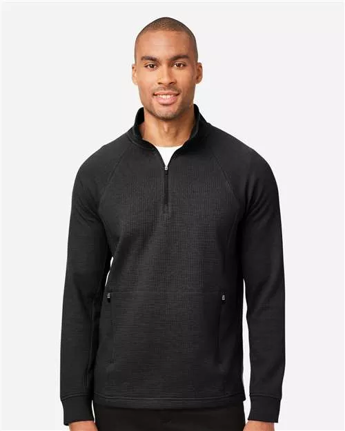 North End NE200 Rhythm Waffle Quarter-Zip Pullover With Custom Embroidery