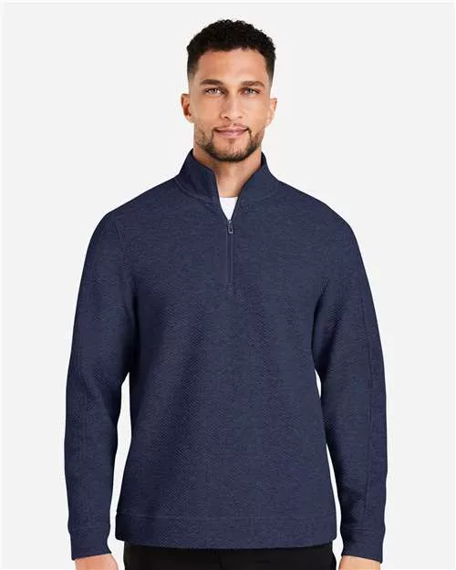 North End NE725 Men's Spirit Textured Quarter-Zip Pullover
