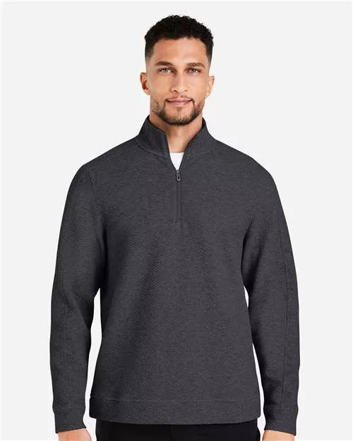 North End NE725 Spirit Textured Quarter-Zip Pullover With Custom Embroidery