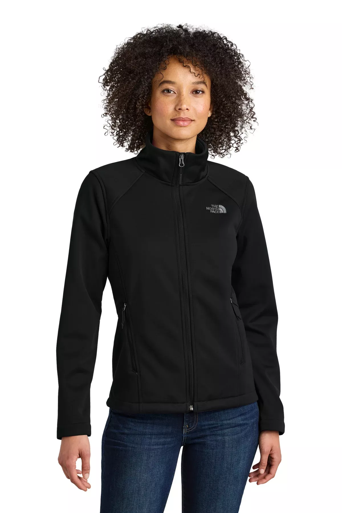 The North Face NF0A88D4 Women's Chest Logo Ridgewall Soft Shell Jacket With Custom Embroidery