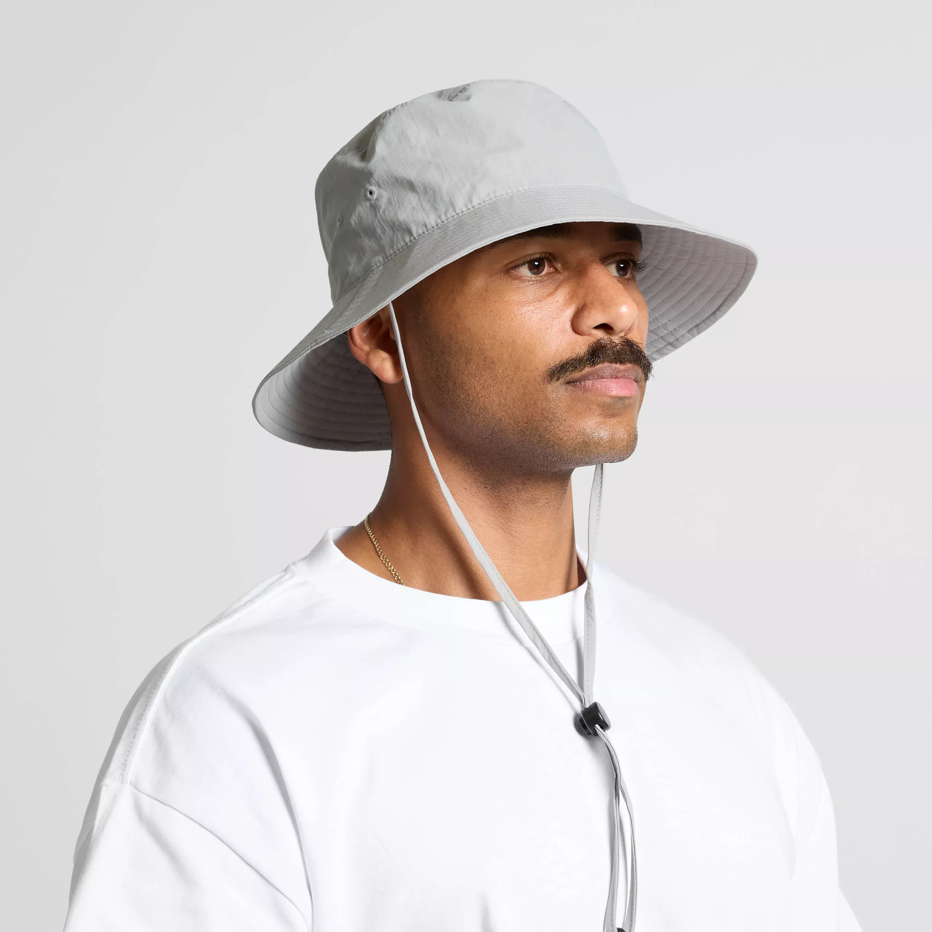 NYLON WIDE BRIM BUCKET HAT - 1174
